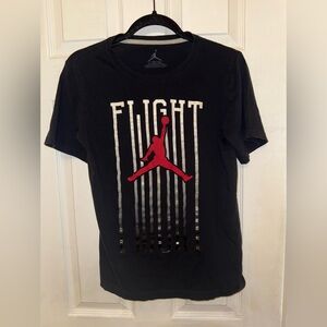 Jordan Flight Black T-Shirt Boy’s Size Large